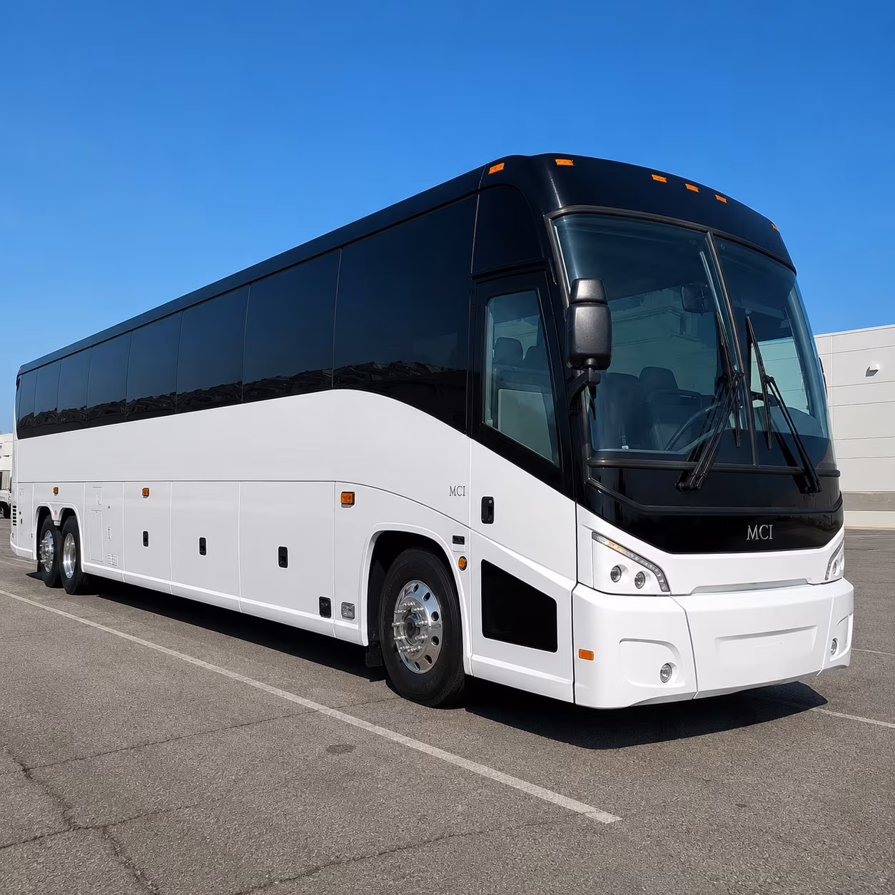 pasadena charter bus services exterior